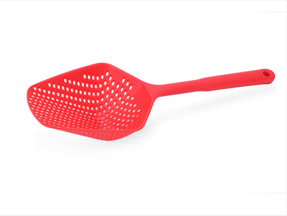 Large Kitchen Scoop Shovel–Nylon Plastic Food Scoop for Ice, Drainage & Serving (Multi-Purpose Kitchen Tool)