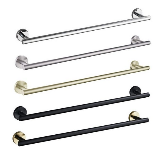 304 Stainless Steel Towel Bar - Wall Mounted Bathroom Towel Rail 30–60cm