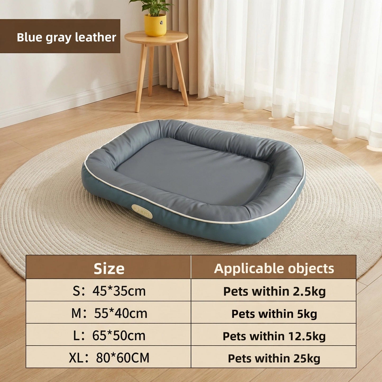 Waterproof Leather Dog Bed–All-Season Pet Bed For Dogs & Cats