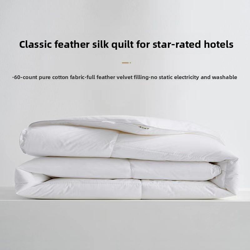 Luxury All-Season Quilt–Premium Cotton Hotel Collection Doona