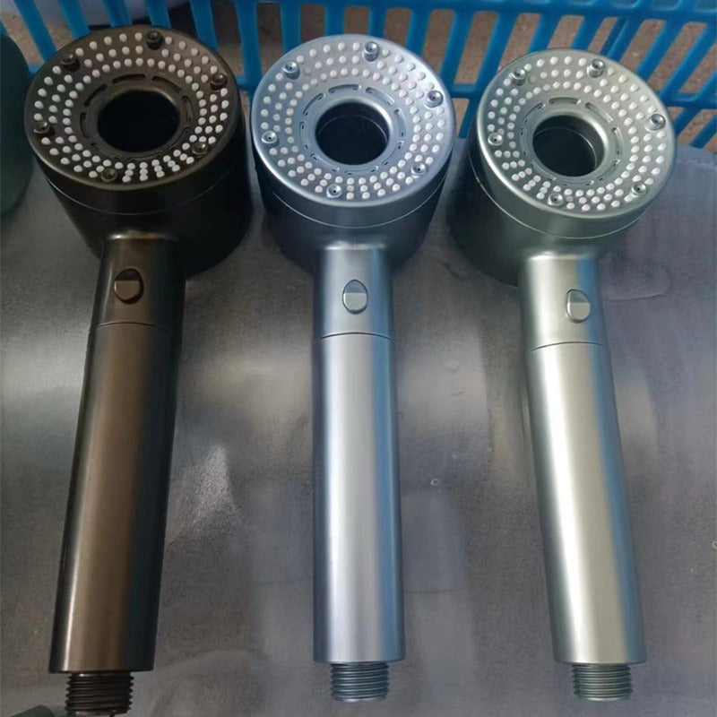 High Pressure Shower Head with Filter-Handheld Spray Shower with One-Click Stop-Water Saving Boost Shower Head with 12 Replacement Filters