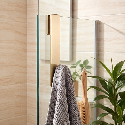 Premium Stainless Steel Adhesive Wall Hook–Heavy-Duty Bathroom & Kitchen Storage Hook