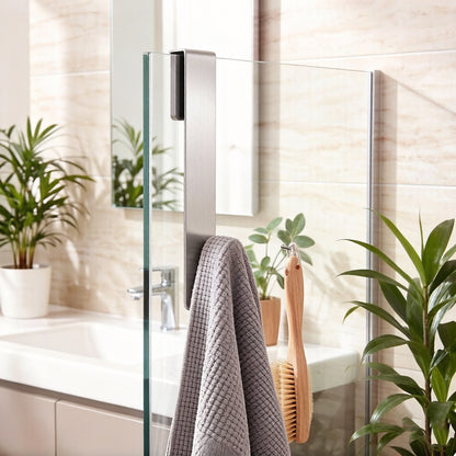 Premium Stainless Steel Adhesive Wall Hook–Heavy-Duty Bathroom & Kitchen Storage Hook