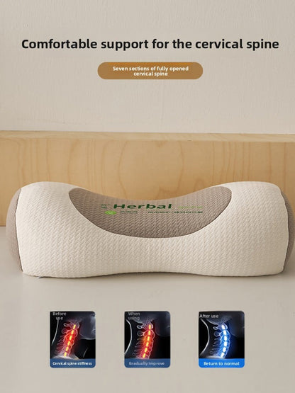 Buckwheat Hull Cervical Pillow - Firm Neck Support Sleeping Pillow