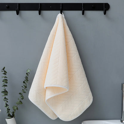 Coral Velvet Hand Towel 35x75cm-Ultra Soft Quick Dry Absorbent Towel-Luxury Bathroom Face & Hand Towel