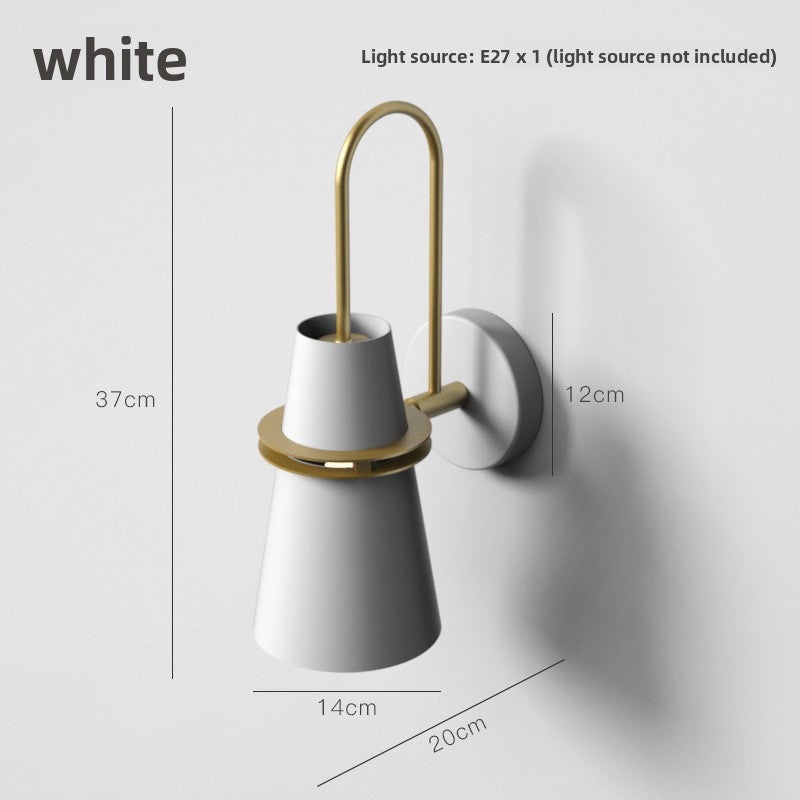 Nordic LED Wall Light - Modern Touch Control Bedside & Hallway Wall Lamp