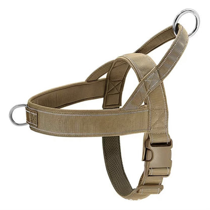 Military Tactical Dog Harness–Heavy-Duty Adjustable No-Pull Pet Vest