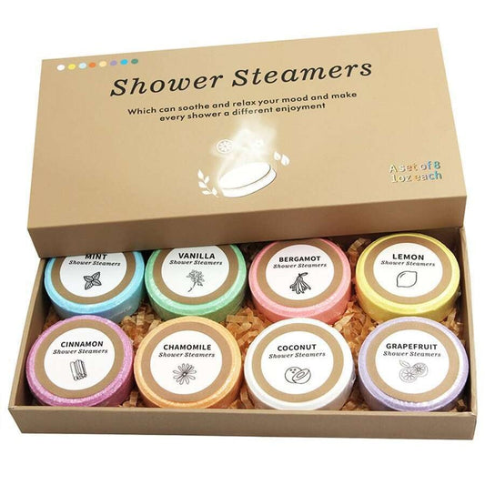 Aromatherapy Sea Salt Shower Steamers–Relaxing Exfoliating Shower Tablets