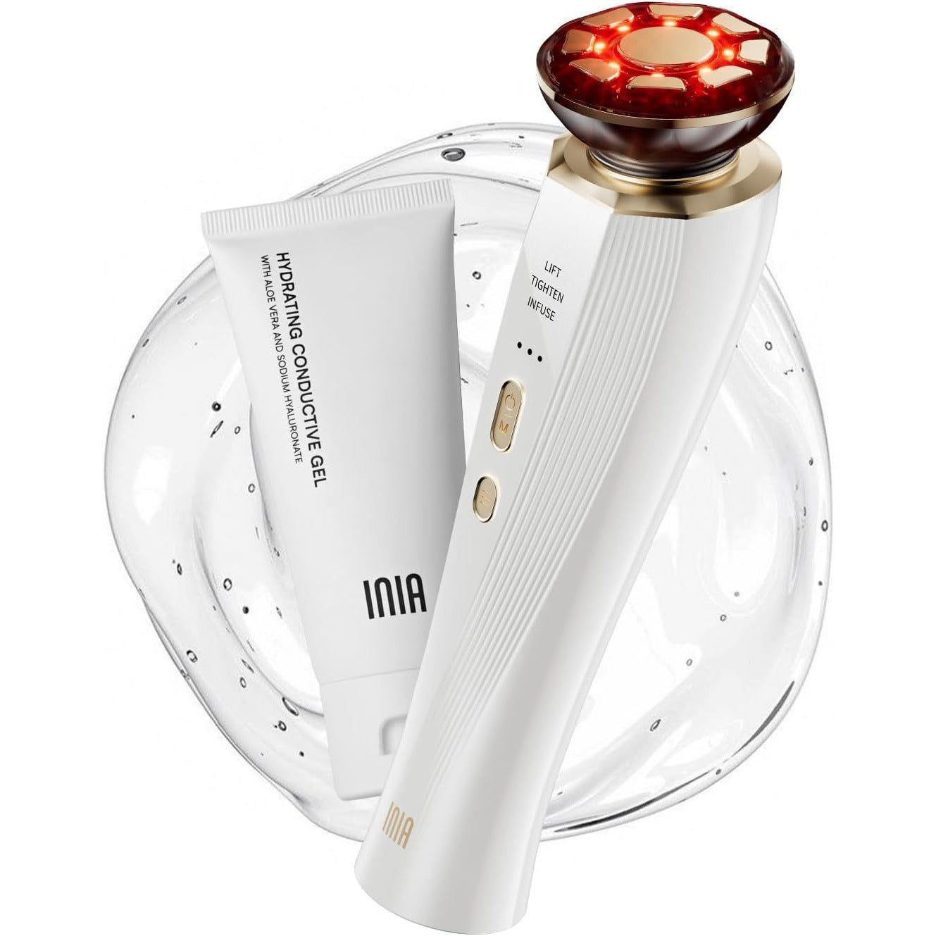Red Light Therapy Facial Massager–Microcurrent Skin Rejuvenation Device
