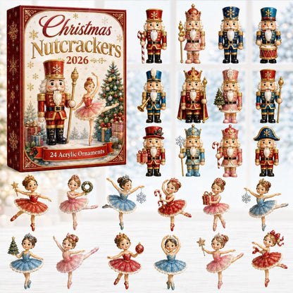 Christmas Acrylic Decorations Blind Box - 3mm Festive Santa, Gnome & Snowman Collectible Ornaments