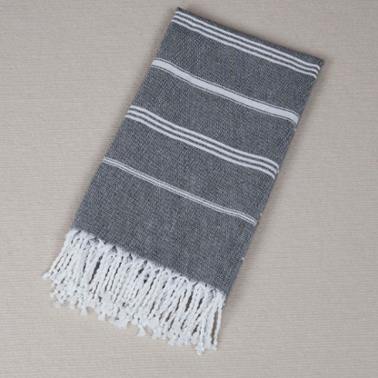 Oversized Tassel Beach Towel–Quick-Dry Cotton Blend Tassel Beach Blanket