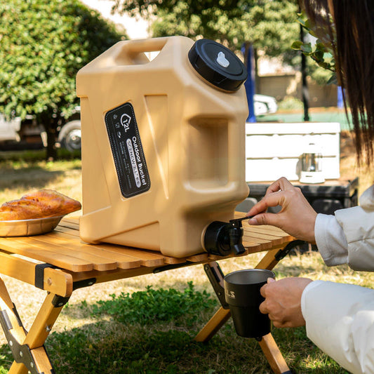 Portable Camping Water Tank with Faucet–Large Capacity Food-Grade Water Storage Container