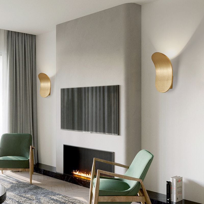 Scandinavian Wall Light - Modern Minimalist Aluminium & Iron Bedside Wall Lamp