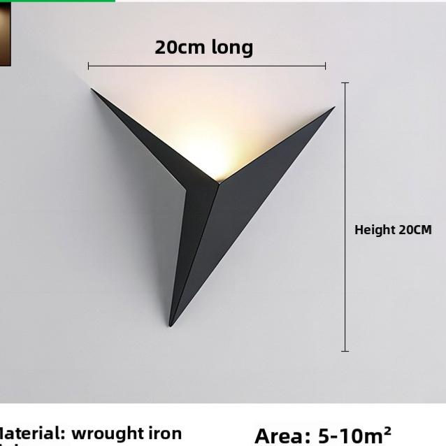 Nordic LED Wall Light - Modern Minimalist Iron Wall Lamp for Bedroom, Living Room & Hallway
