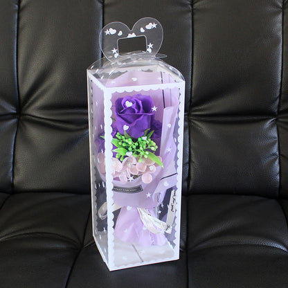 Luxury Soap Flower Bouquet Gift Box–Everlasting Rose Arrangement for Special Occasions