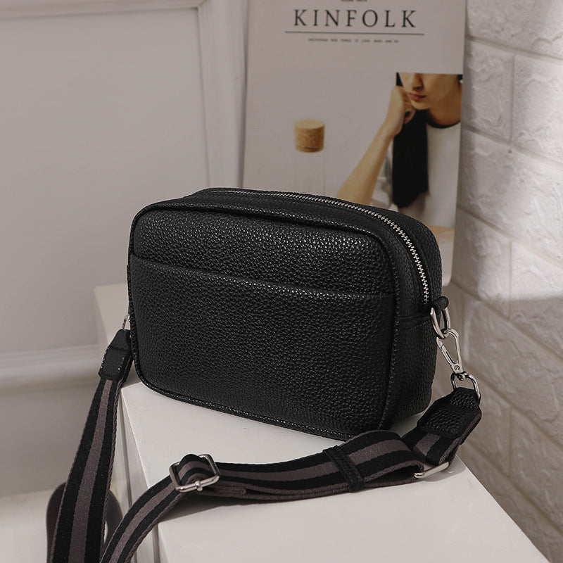 Women's Solid Colour Crossbody Bag–Fashion Messenger Bag, Shoulder Bag & Everyday Handbag