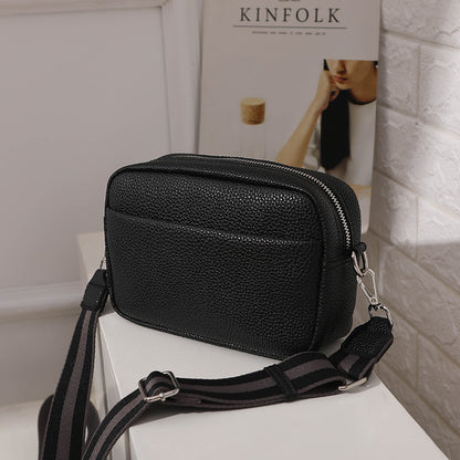 Women's Solid Colour Crossbody Bag–Fashion Messenger Bag, Shoulder Bag & Everyday Handbag