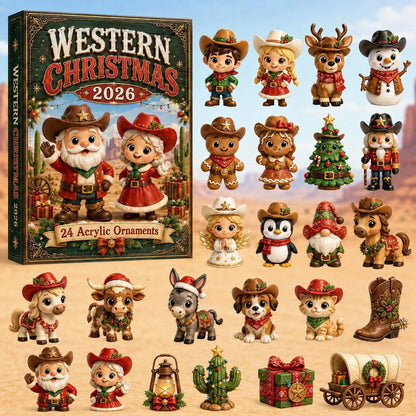 Christmas Acrylic Decorations Blind Box - 3mm Festive Santa, Gnome & Snowman Collectible Ornaments