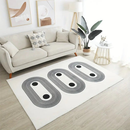 Modern Cashmere Floor Mat–Soft Rectangle Area Rug for Bedroom, Bathroom & Living Room Décor