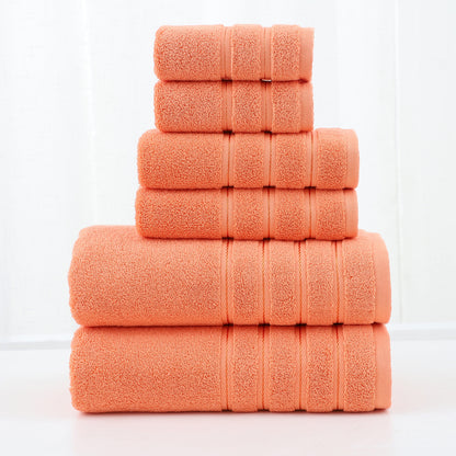 Luxury Combed Cotton Towel Set–Ultra Soft 6 Piece Bathroom Towel Collection