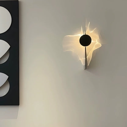 Modern LED Wall Light - Ripple Effect Designer Wall Sconce with Voice Control