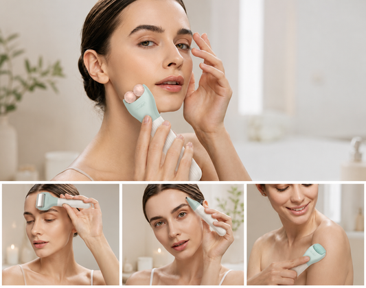 10-in-1 Micro-Needling Skin Care Pen–Rechargeable Nano Derma Roller Set