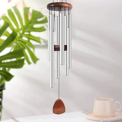 Retro Metal Wind Chimes - 68cm Decorative 6-Tube Hanging Wind Chime for Garden, Patio & Balcony