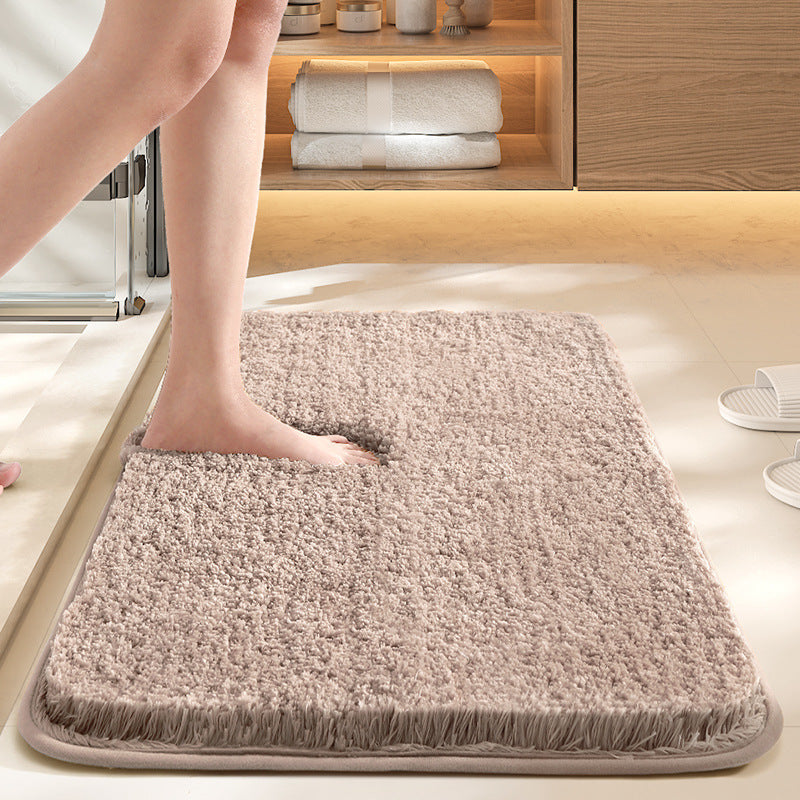 Luxury Velvet Bathroom Mat–Ultra Absorbent Non-Slip Bath Rug-Premium Quality For Bathrooms
