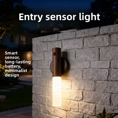 Motion Sensor LED Wall Light – Magnetic USB Rechargeable Night Light