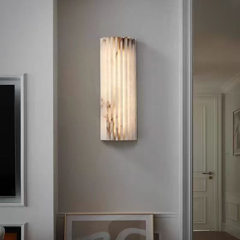 Luxury Spanish Marble Gear Wall Light–Modern LED Sleek Design