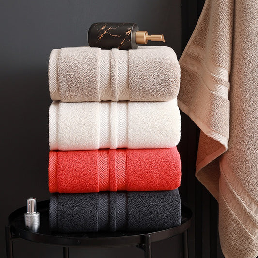 Oversized Cotton Bath Towel 80x160cm-Luxury Hotel Quality Soft Absorbent Towel-Large Quick Dry Bathroom & Beach Towel