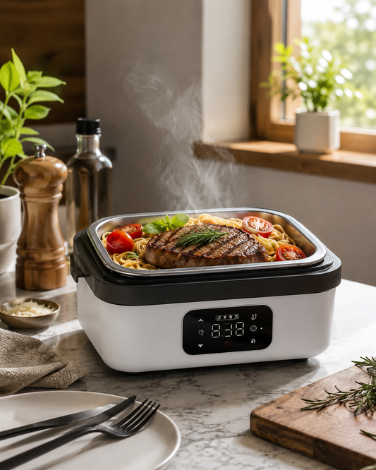 Portable Electric Lunch Box–USB Rechargeable Food Warmer with Stainless Steel Container