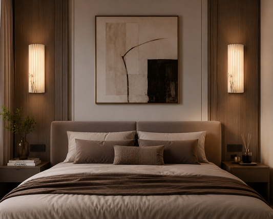 Luxury Spanish Marble Gear Wall Light–Modern LED Sleek Design
