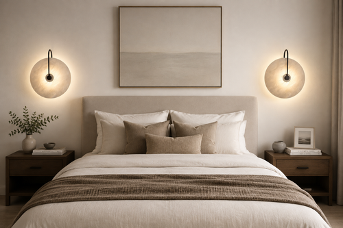 Nordic Marble LED Wall Light – Modern Luxury Wall Sconce