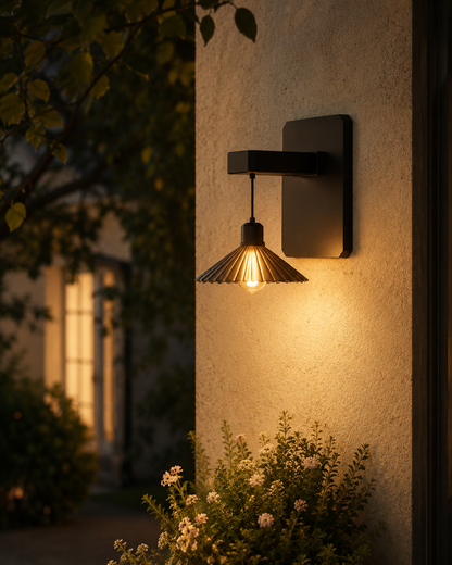 Solar LED Wall Light – IP65 Waterproof Outdoor Garden Lamp