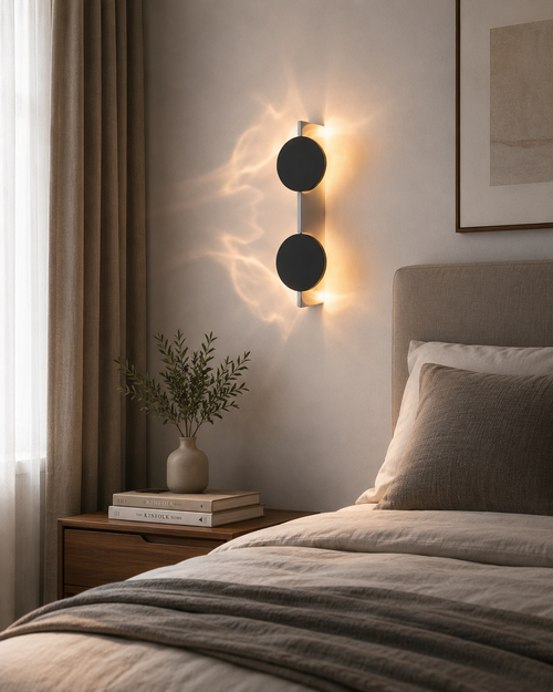 Modern LED Wall Light - Ripple Effect Designer Wall Sconce with Voice Control