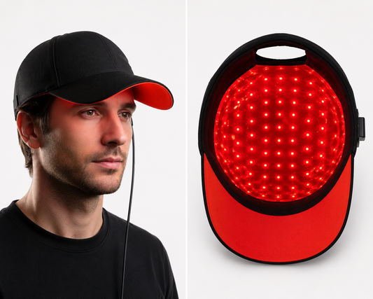 LED Hair Growth Therapy Cap–Red Light & Infrared Scalp Treatment Hat