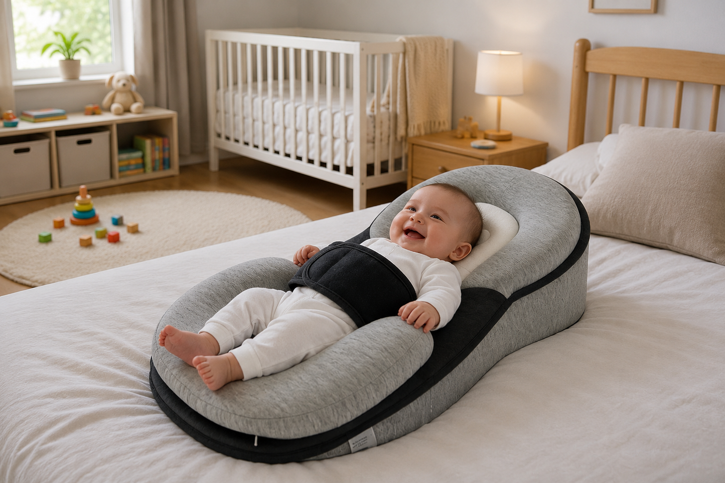 Baby Nursing Pillow – Memory Foam Feeding Support Cushion