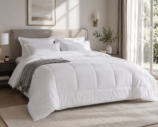 Luxury All-Season Quilt–Premium Cotton Hotel Collection Doona