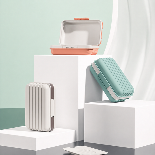 Portable Soap Box with Lid-Waterproof Travel Soap Holder Case-Drainage Soap Container for Bathroom, Gym & Travel
