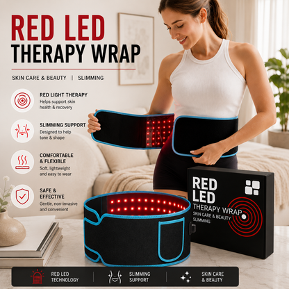 Red Light Therapy Belt–Infrared LED Heating Wrap for Muscle & Joint Comfort