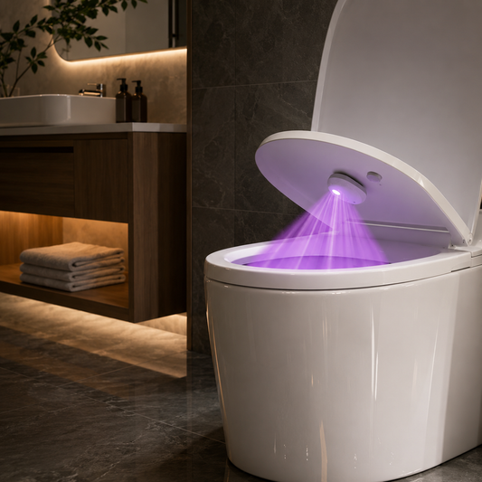 Smart UV Toilet Steriliser & Deodoriser–Automatic Motion Sensor UVC Toilet Light