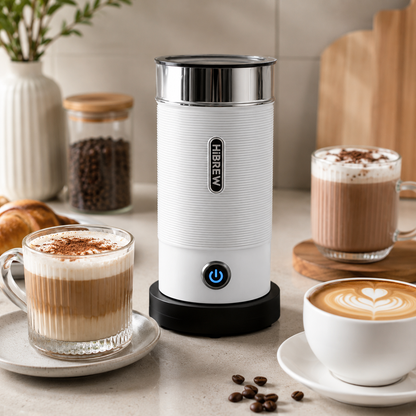 Automatic Milk Frother & Milk Heater–Electric Hot & Cold Foam Maker for Coffee Lovers