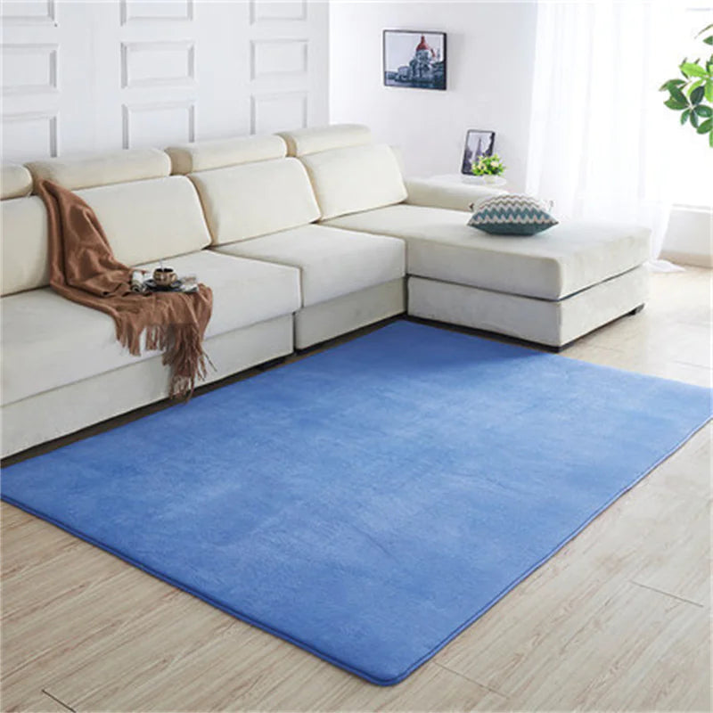 Ultra-Absorbent Velvet Bathroom Floor Mat